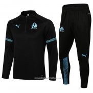 Chandal de Sudadera del Olympique Marsella 2021 2022 Negro