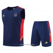 Chandal del Ajax 2022 2023 Sin Mangas Azul