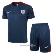 Chandal del Inglaterra 2024 2025 Manga Corta Azul - Pantalon Corto