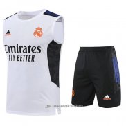 Chandal del Real Madrid 2022 2023 Sin Mangas Blanco