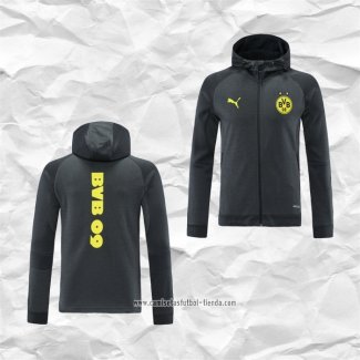 Chaqueta con Capucha del Borussia Dortmund 2021 2022 Gris