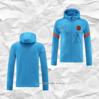 Chaqueta con Capucha del Chelsea 2021 2022 Azul