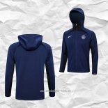 Chaqueta con Capucha del Paris Saint-Germain 2022-2023 Azul