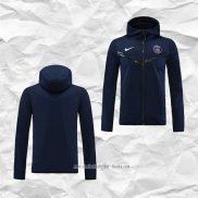 Chaqueta con Capucha del Paris Saint-Germain 2022 2023 Azul