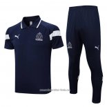 Conjunto Polo del Olympique Marsella 2022-2023 Azul