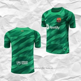 Camiseta Barcelona Portero 2023 2024 Verde