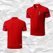Camiseta Polo del AC Milan 2022 2023 Rojo