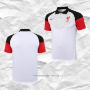 Camiseta Polo del Liverpool 2021 2022 Blanco