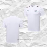 Camiseta Polo del Manchester City 2021 2022 Blanco
