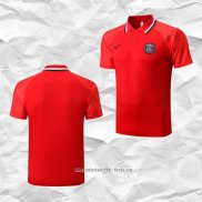 Camiseta Polo del Paris Saint-Germain 2022 2023 Rojo
