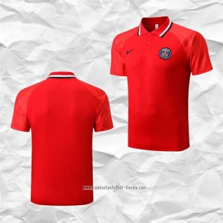 Camiseta Polo del Paris Saint-Germain 2022 2023 Rojo