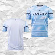 Camiseta Pre Partido del Manchester City 2022 Azul