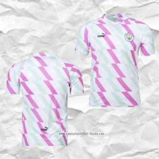 Camiseta Pre Partido del Manchester City 2023 Blanco