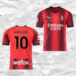 Camiseta Primera AC Milan Jugador Rafa Leao 2023 2024