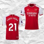 Camiseta Primera Arsenal Jugador Fabio Vieira 2023 2024