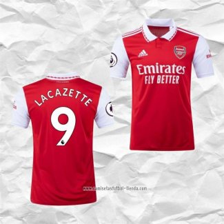 Camiseta Primera Arsenal Jugador Lacazette 2022 2023