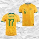 Camiseta Primera Australia Jugador Baccus 2022