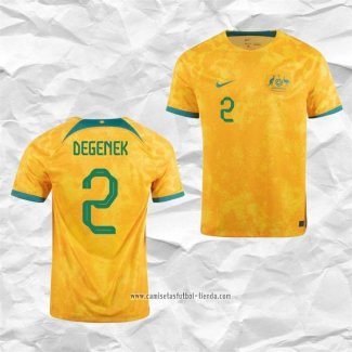 Camiseta Primera Australia Jugador Degenek 2022