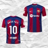 Camiseta Primera Barcelona Jugador Ansu Fati 2023 2024