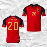 Camiseta Primera Belgica Jugador Vanaken 2022