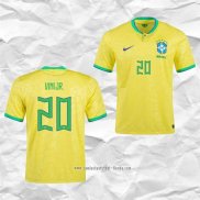 Camiseta Primera Brasil Jugador Vini Jr. 2022