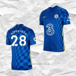 Camiseta Primera Chelsea Jugador Azpilicueta 2021 2022