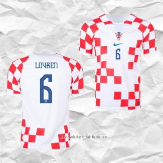 Camiseta Primera Croacia Jugador Lovren 2022