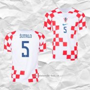 Camiseta Primera Croacia Jugador Sutalo 2022