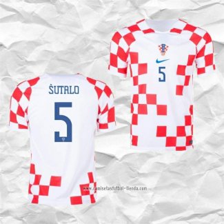 Camiseta Primera Croacia Jugador Sutalo 2022