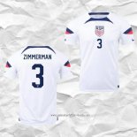 Camiseta Primera Estados Unidos Jugador Zimmerman 2022