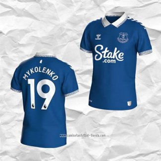 Camiseta Primera Everton Jugador Mykolenko 2023 2024