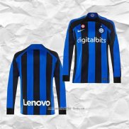 Camiseta Primera Inter Milan 2022 2023 Manga Larga