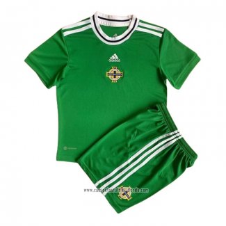 Camiseta Primera Irlanda del Norte Euro 2022 Nino