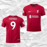 Camiseta Primera Liverpool Jugador Firmino 2022 2023