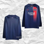 Camiseta Primera Paris Saint-Germain 2023 2024 Manga Larga