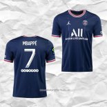 Camiseta Primera Paris Saint-Germain Jugador Mbappe 2021 2022