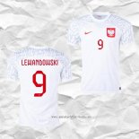 Camiseta Primera Polonia Jugador Lewandowski 2022