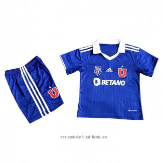 Camiseta Primera Universidad de Chile 2022 Nino