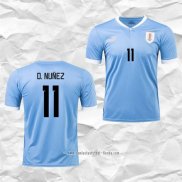 Camiseta Primera Uruguay Jugador D.Nunez 2022