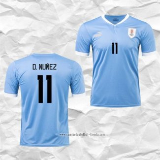 Camiseta Primera Uruguay Jugador D.Nunez 2022