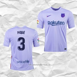 Camiseta Segunda Barcelona Jugador Pique 2021 2022