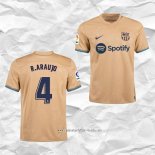 Camiseta Segunda Barcelona Jugador R.Araujo 2022 2023