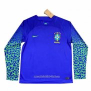 Camiseta Segunda Brasil 2022 Manga Larga