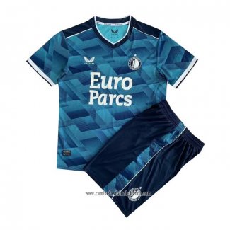 Camiseta Segunda Feyenoord 2023 2024 Nino