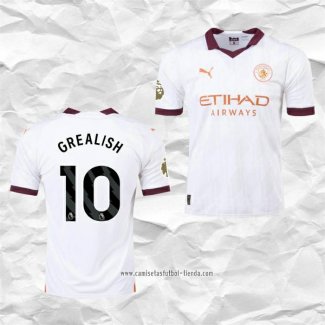 Camiseta Segunda Manchester City Jugador Grealish 2023 2024