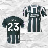 Camiseta Segunda Manchester United Jugador Shaw 2023 2024