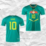 Camiseta Segunda Senegal Jugador Mane 2022