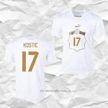 Camiseta Segunda Serbia Jugador Kostic 2022