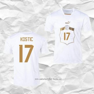 Camiseta Segunda Serbia Jugador Kostic 2022