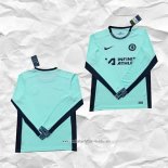 Camiseta Tercera Chelsea 2023 2024 Manga Larga